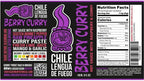 Chile Lengua de Fuego Berry Curry Hot Sauce - 1 Bottle - Scotch Bonnet, Mango, Blackberry & Curry Paste - Fruity, Spicy, Savory Blend - Artisan Honduran Sauce - All-Natural, Small Batch