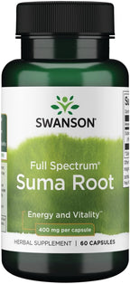 Swanson Full Spectrum Suma Root 400 Milligrams 60 Capsules