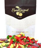 SweetGourmet Spicy Hot Fire Peppers Gummy Candy Bulk | 1 Pound