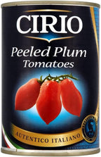 Cirio Peeled Plum Tomatoes (400g) - Pack of 2