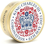 Coronation King Charles III Simpkins Mixed Fruit Tin - Coronation Variety Multi pack - All Natural & Gluten free Assorted Fruit drops 175g | Pack of 6 in Premier Life Store box
