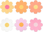 120 Daisy Paper Napkins Groovy Party Napkins Daisies Floral Disposable Dinner Napkins Boho Retro Flower Dessert Luncheon Napkins for Birthday Baby Shower Wedding Party Supplies