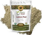 Organic Way Lemon Peel Powder (Citrus Limon) - Organic & Kosher Certified | Raw, Vegan, Non GMO & Gluten Free | USDA Certified | Origin - India (8 Ounce (Pack of 1))
