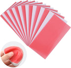 Base Plate Wax Orthodontic Dental Wax Sheets 20PCS, Red Utility Bite Wax Denture Casting Wax Sheet Supply for Modelling|Filling|Lab Equipment - 12 Months Warranty