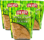 Iberia Turbinado Sugar 32 Oz (Pack Of 3), 96 Oz, brown