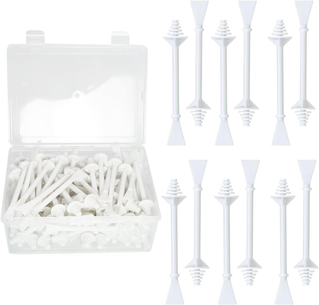 Nose Wax Sticks, 80Pcs Hair Wax Applicator with Disposable Spatulas for Nostril Cleaning, Ear Face Hair Removal for Men Women, Painless