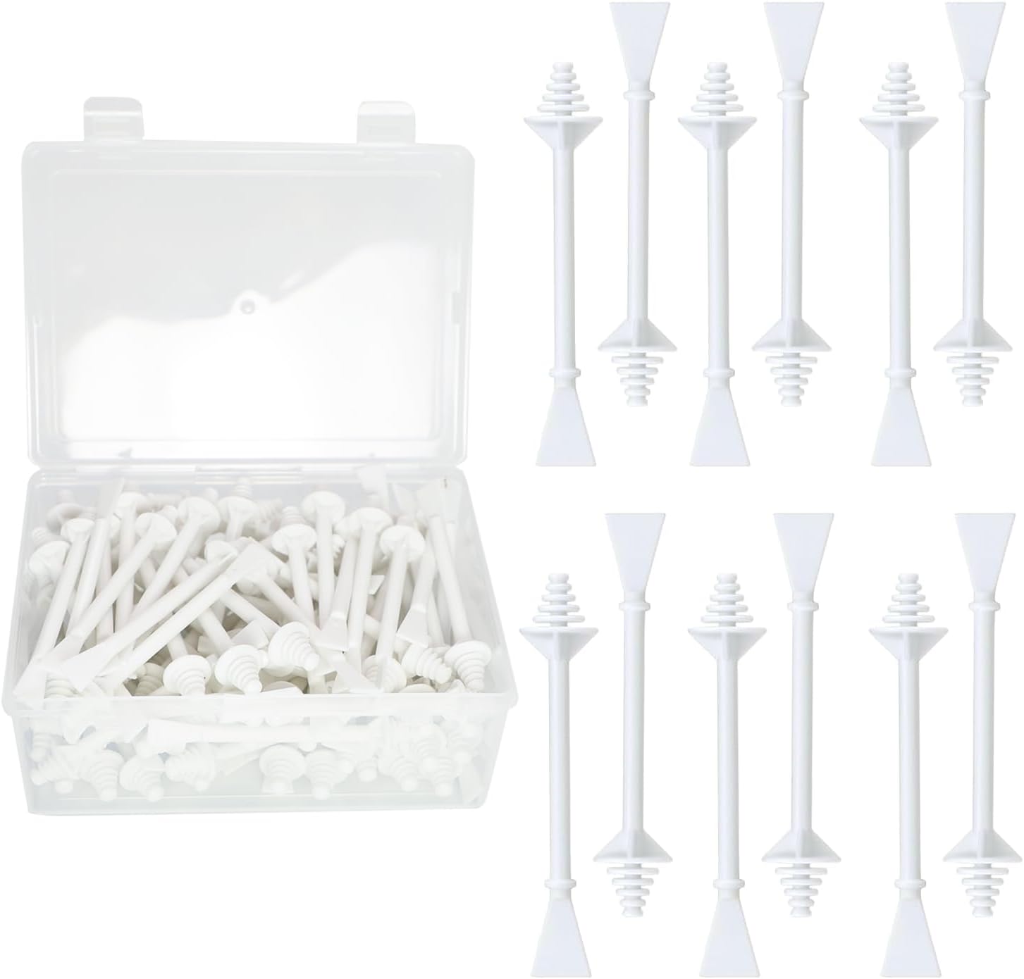 Nose Wax Sticks, 80Pcs Hair Wax Applicator with Disposable Spatulas for Nostril Cleaning, Ear Face Hair Removal for Men Women, Painless