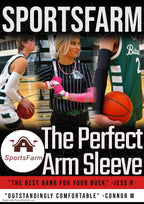 Youth & Adult Sizes Moisture Wicking Compression Arm Sleeve (1 Sleeve) (Over 100 Colors Available in Our Store)