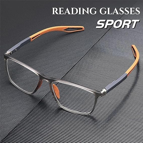 Sport Intelligent Photochromic Progressive Bifocal Presbyopia Glasses, Sports Anti-Blue Light Reading Glasses