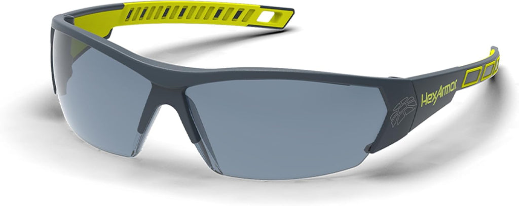 HexArmor MX250 Variomatic Safety Glasses for Men and Women | Transition Lenses | Anti-Fog | Scratch-Resistant | Metal-Free | Certified ANSI Z87| 100% UV Protected Eyewear