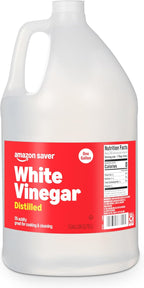 Amazon Saver, Distilled White Vinegar, Great for Cooking and Cleaning, 128 Fl Oz