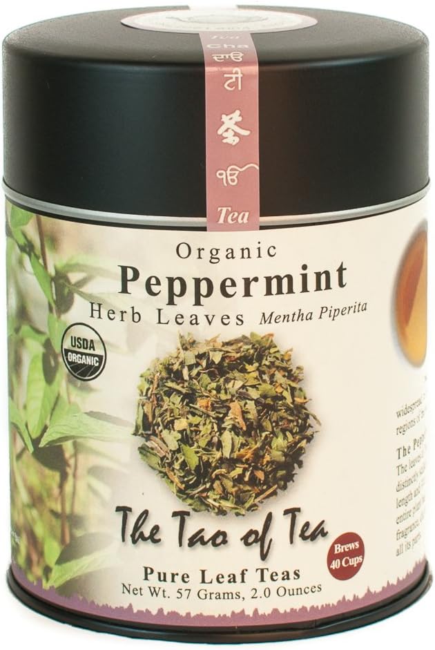 The Tao of Tea, Peppermint Herbal Tea, Loose Leaf,2 Ounce (Pack of 1),TOT11125