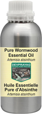 Pure Wormwood Essential Oil (Artemisia Absinthium) Steam Distilled 630ml (21 oz)