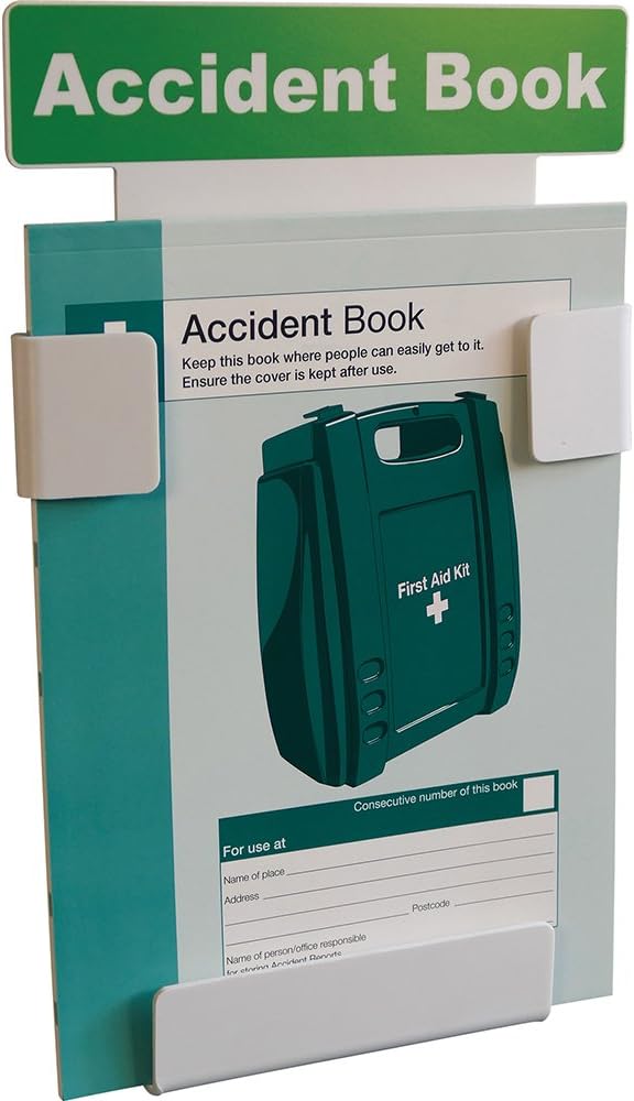 Safety First Aid Group Accident Reporting Station - A4 Book and Holder