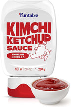 Funtable Kimchi Ketchup (8.1 oz, 230g) (Halal) - Savoury & Spicy Ketchup, Great Flavors, Easy-to-Use. Perfect for Chicken, Nuggets, Wings & Nachos, Tomato Sauce Alternative.