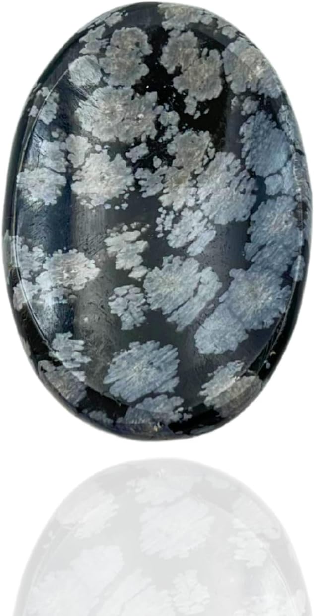 GEMSCITE Thumb Worry Stones Metaphysical Gemstone Crystal Healing Reiki Men Women Gift FENG Shui Positive Energy Love Wellness Palm Stones Wicca Powerful
