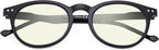 CessBlu Ladies Computer Glasses Round Oval Blue Light Filter Reading Eyeglasses Women