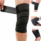 Adjustable Elastic Knee Wrap Compression Bandage Brace Support for Women and Man (1, XXX-Large)