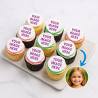 30 PCS Custom Edible Girl Cupcake Topper