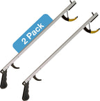 Sammons Preston Reacher, Standard, 26", Grabber Reacher Tool, Lightweight Trash Picker Grabber & Garden Nabber, Aluminum Pick Up Tool & Reaching Claw, Portable Reaching Assist & Dressing Tool, 2 Pack