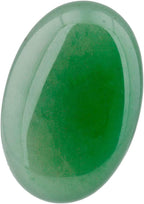 Nupuyai Soap Shape Healing Palm Stone, Smooth Pocket Worry Crystal,Green Aventurine,Set of 2