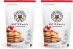 King Arthur Buttermilk Pancake Mix Just Add Water, Sourced Non-GMO, Certified Kosher, 16 Oz (Pack of 2)