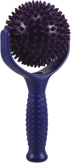 Large Spiky Ball Yoga Massage Stick, Portable Muscle Roller for Shoulder and Back, Handheld Mobility Yoga Prop for Deep Tissue Muscle Relief and Trigger Point Therapy