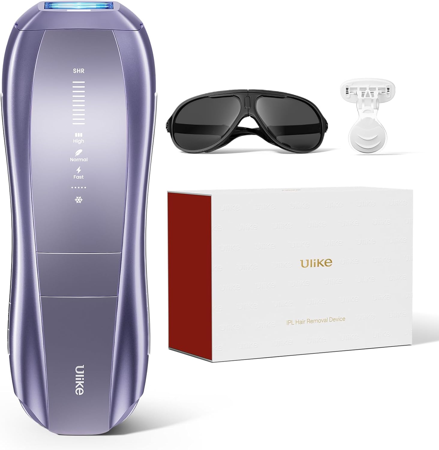 Ulike Laser Hair Removal Device Air 10 Ipl Gift for Women and Men, Ice cool and Permanent hair Reduction for Nearly Painless, Dual Lights, Skin Sensor & USHR Mode Hair Removal in 10mins from Home