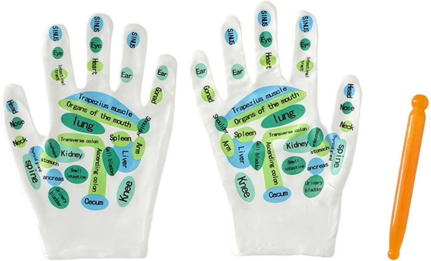 Acupressure Reflexology Gloves for Women Hand Spa Acupressure Tool for Hand Massage Reusable Mittens for Home Hand Spa Therapy