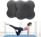 Yoga Knee Guards (Set of 2) - Male and Female Yoga Props and Accessories for Fitness, Travel, Meditation, Kneeling, Balance, Floor, Pilates Pads for Knee and Elbow