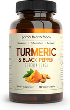 Turmeric Curcuma 1000 mg 60 Servings | Inflammation, Metabolism, Eye Health | Vegetarian, Organic, Non-GMO & Gluten Free