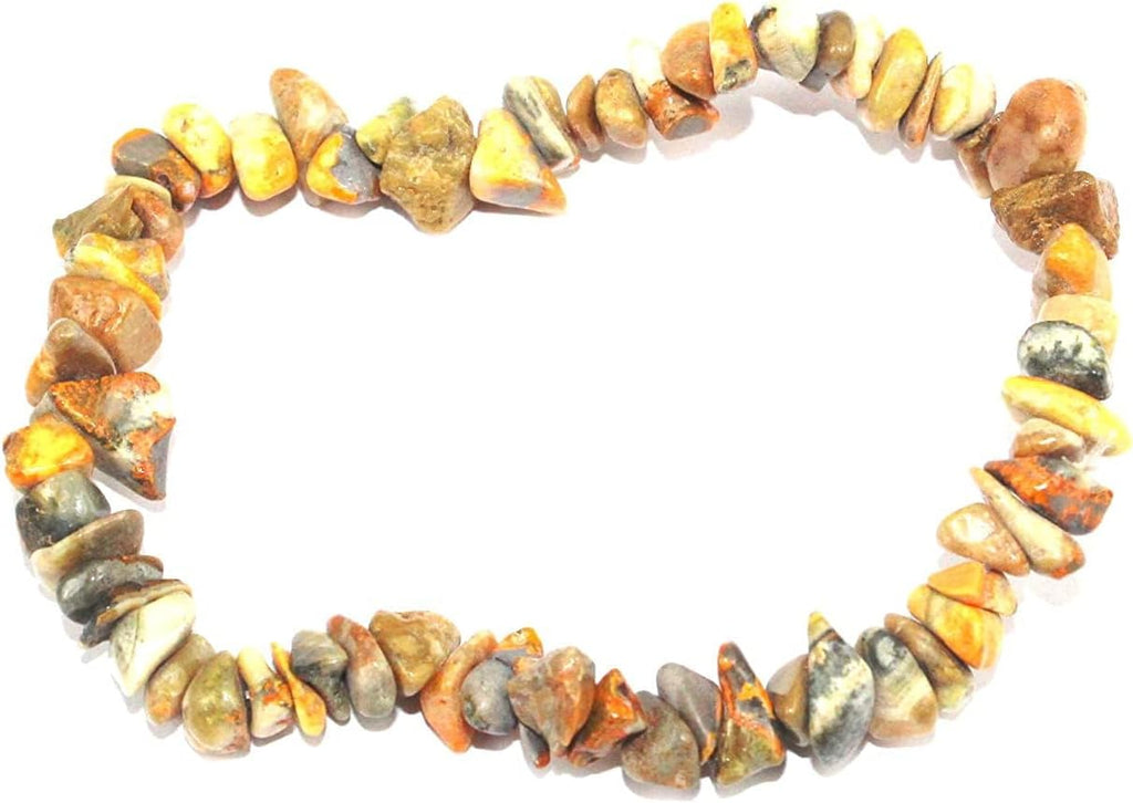 Hijet Bumblebee Jasper Chips Chakra Bracelet Strech Balancing Bracelet For Healing For Medication Vastu Harmony Energy