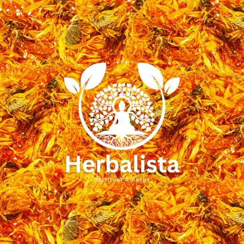Herbalista - Premium Dried Calendula Flower Petals Tea (4 oz | 114g) | Wild Harvested Marigold for Loose Leaf Teas, Cocktail Infusions, Salves & Culinary Uses | 100% Natural, Edible & Fresh | Flores de Caléndula