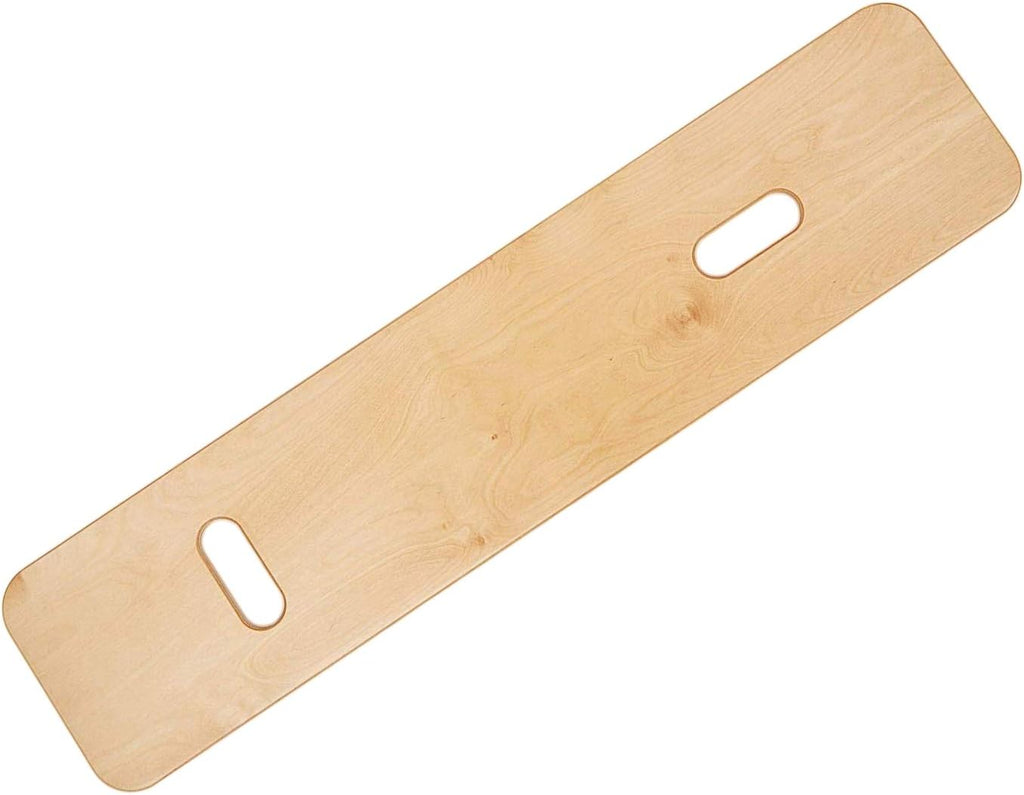 Sammons Preston Bariatric Transfer Board for Wheelchair Users, Sliding Board with Handles, 35" Medical Transfer Board, Slide Board for Overweight Users, Strong Wood Slider Board, 600 lbs. Capacity