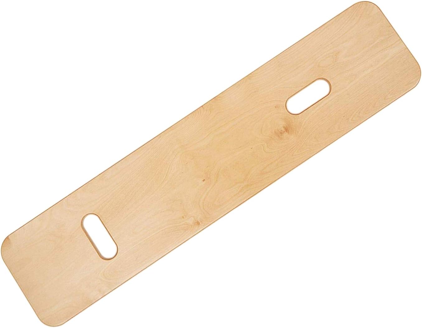 Sammons Preston Bariatric Transfer Board for Wheelchair Users, Sliding Board with Handles, 35" Medical Transfer Board, Slide Board for Overweight Users, Strong Wood Slider Board, 600 lbs. Capacity
