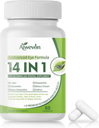 14 in 1 Eye Vitamins Supplement for Vision & Eye Health – Lutein and Zeaxanthin Macular Support Formula for Clear Vision – Eye Supplements for Adults & Seniors, 60 Capsules