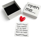 I Love You Gift for Him or Her, Little Red Heart Mini Keepsake, “Open Me” Gift Box, Thoughtful Valentine’s Day & Anniversary Idea for Boyfriend, Girlfriend, or Loved One