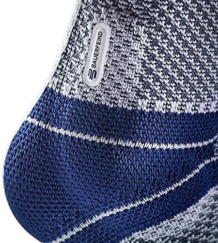 Bauerfeind - MalleoTrain - Ankle Support Brace - Helps Stabilize the Ankle Muscles and Joints For Injury Healing and Pain Relief - Left Foot - Size 2 - Color Titan