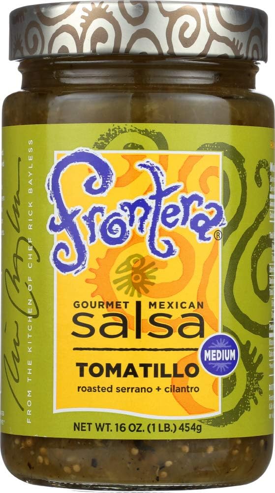 Frontera, Gourmet Mexican Salsa, Tomatillo, Medium, 16 oz (454g)(Pack of 2)
