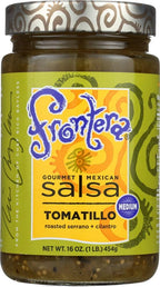 Frontera, Gourmet Mexican Salsa, Tomatillo, Medium, 16 oz (454g)(Pack of 2)