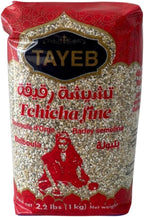 TAYEB Moroccan Tchicha Fine Barley Semolina 2.2lbs (1kg) - Premium Semoule d’Orge for Cooking