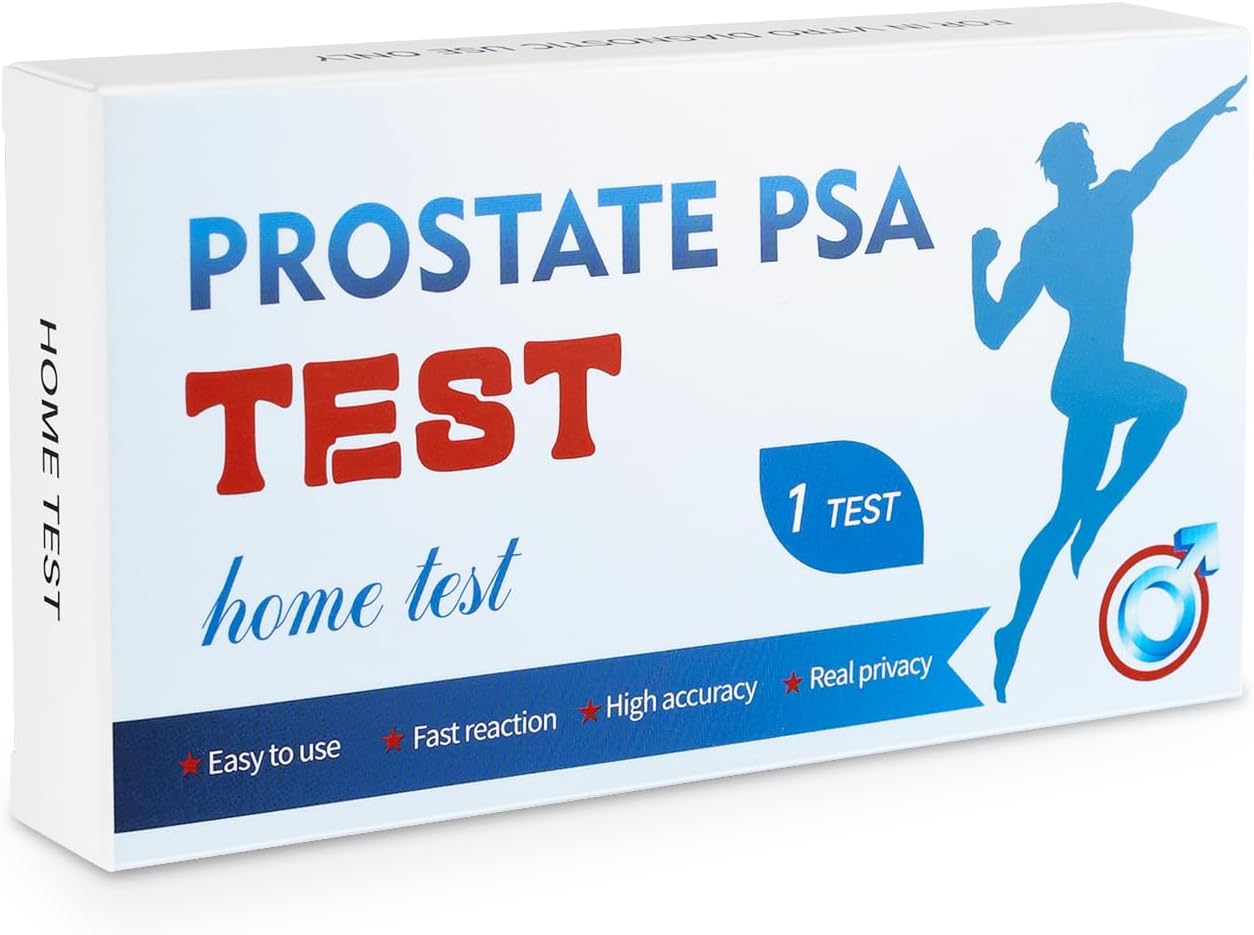 PSA Test Kit at-Home Testing，Highly Accurate, Easy to Read and use.Quick Results Within 15 Minutes. 2 Tests
