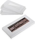 Chocolate Bar Box Gift,10PCS Food Safe chocolate Bar Gift Box Compatible with Godiva,6.3 * 3.1 * 0.4 Inch