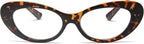 2SeeLife Oversized Cat Eye Reading Glasses for Women – Medium-Large Fit, Sturdy Frame, Spring Hinges, Premium Cateye Readers, Brown Tortoise, +2.25