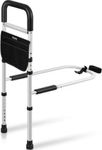 Panta Bed Rails for Elderly Adults Safety, Adjustable Bed Assist Rails for Seniors,Black