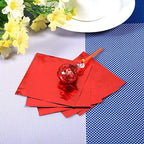 100Pcs/Lot Foil Candy Wrappers, 3" X 3" Chocolate Making Foil Wrappers DIY Package Candy Paper Dessert Packaging Wrapping Papers for Homemade Sweets, Lollipops, Brownies (Red)