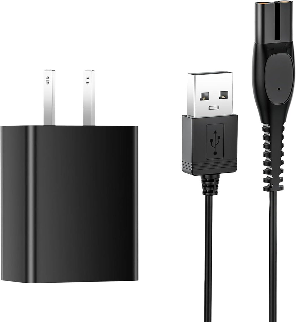 5V Charger for Philips Norelco Shaver 2400 3900 MG3919, Compatible with Phillips Norelco Wet & Dry Series 2000 5000 7000 3000 USB Charging Cable