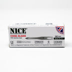 25 x NICE FINE 91 Sterile Stainless Steel Chisel Blades with Four Sided Spear Point Tip for Hair Transplant Surgery FS91