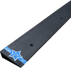 2'' Rise Rubber Threshold Ramp - 2204 LBS Capacity, Non-Slip, Cuttable & Adjustable - Handicap Ramp for Wheelchair Scooter Stroller - Driveway Curb Ramps for Doorways 2" Rise (39.3"x4.7")