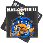 Halloween II Party Supplies - 16 Licensed Lunch Napkins - Michael Myers - Horror Movie Theme - Kids Birthday & Halloween Decor